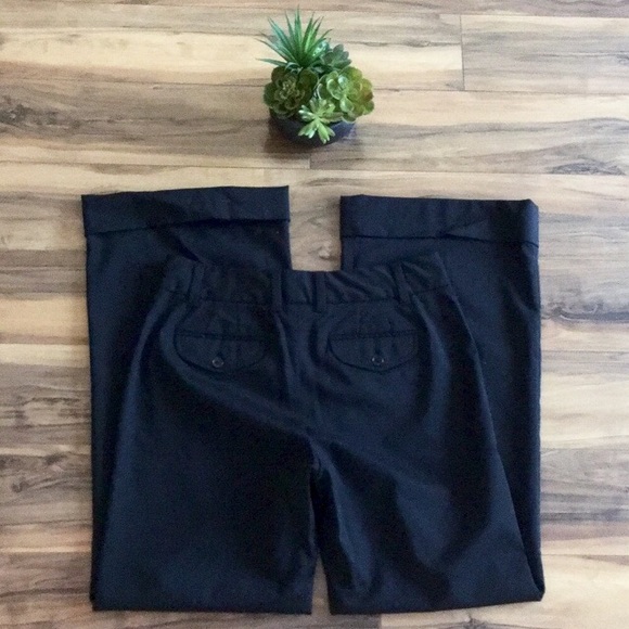 GAP Pants - GAP Gap Stretch Black Cuffed Dress Pants